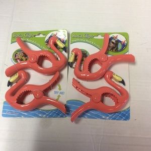 Boca Clips for beach Towels Chairs, 2 Sets